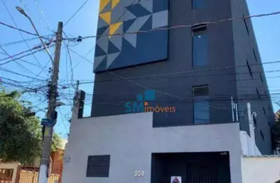 Studio com 1 dormitório para alugar, 25 m² - vila guilhermina - são paulo/sp