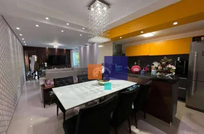 Cobertura com 3 dormitórios à venda, 200 m² por r$ 830.000,00 - vila lucinda - santo andré/sp