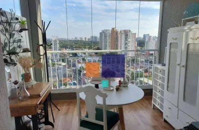 Studio mobiliado 35m² com vaga - vende na chácara santo antonio