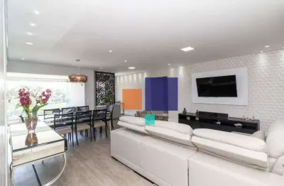 Apartamento com 3 dormitórios à venda, 157 m² por r$ 2.450.000,00 - vila anastácio - são paulo/sp