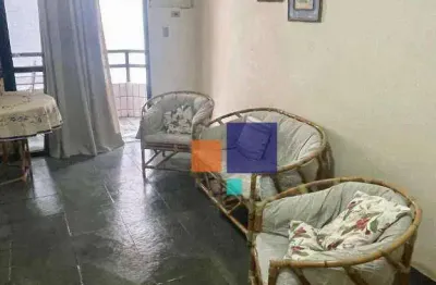 Apartamento com 1 dormitório à venda, 75 m² por r$ 280.000,00 - aviação - praia grande/sp