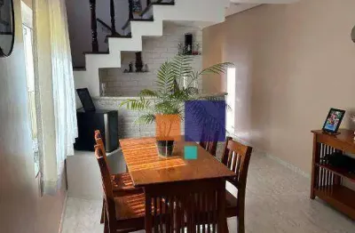 Sobrado com 3 dormitórios à venda, 340 m² por r$ 850.000,00 - parque são vicente - mauá/sp