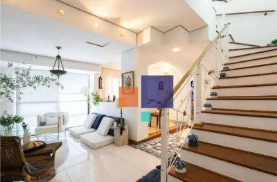 Cobertura com 3 dormitórios à venda, 177 m² por r$ 1.700.000,00 - vila uberabinha - são paulo/sp