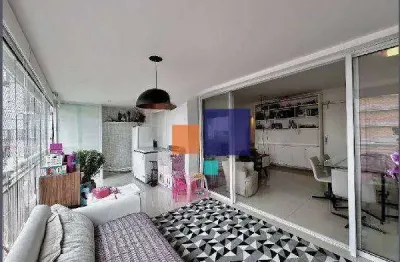 Apartamento com 3 dormitórios para alugar, 134 m² por r$ 14.816,35/mês - santo amaro - são paulo/sp