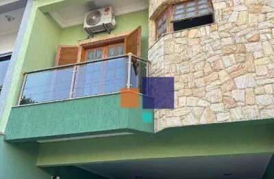 Sobrado com 3 dormitórios à venda, 195 m² por r$ 990.000,00 - vila camilópolis - santo andré/sp