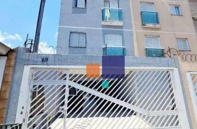 Cobertura com 104 m2, 02 dormitórios no coração da vila progresso, por r$ 370.000 - santo andré/sp