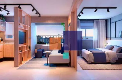 Apartamento studio com 29m², 01 suíte novo- vende-se na vila buarque
