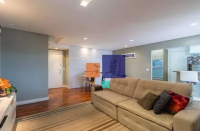 Apartamento com 108m²,com 4 banheiros, 2 quartos sendo 2 suites e 2 vagas