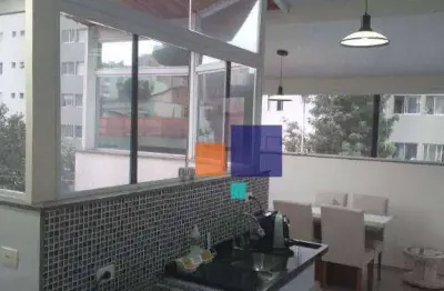 Apartamento duplex com 2 dormitórios à venda, 86 m² por r$ 478.000,00 - vila valparaíso - santo andré/sp