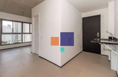 Apartamento a venda com 32m², 1 quarto, 1 banheiro sendo 1 suite e 1 vaga - brooklin paulista