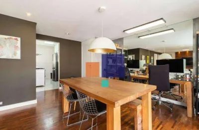 Apartamento a venda com 111m²,  2 quartos, 3  banheiros sendo 2 suite e 2 vagas - brooklin