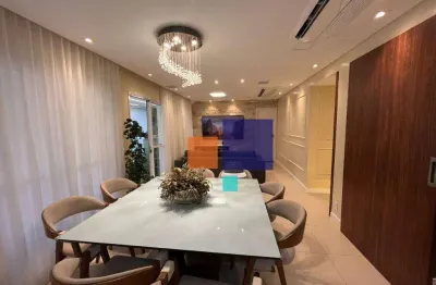 Apartamento a venda com 126m², 3 quarto, 4 banheiros sendo 3 suites e 2 vagas - mooca