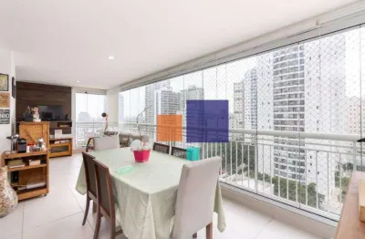 Apartamento a venda com 135m², 3 quartos, 4 banheiros sendo 3 suites e 2 vagas - santo amaro