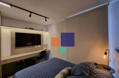 Apartamento a venda com 24m², 1 quarto, 1 banheiro sendo 1 suite - brooklin