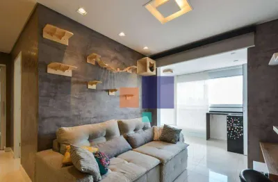 Apartamento a venda com 63m², 2 quartos, 2 banheiros sendo 1 suite e 1 vaga - tatuapé