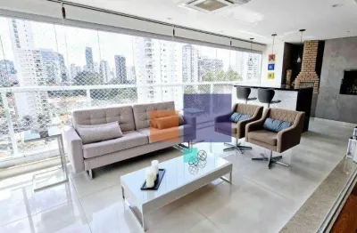 Apartamento a venda com 258m², 3 quartos, 5 banheiros sendo 3 suites e 4 vagas - vila cordeiro