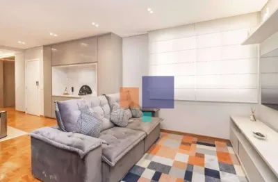 Apartamento a venda com 95m², 2 quartos, 3 banheiros sendo 2 suites e 2 vagas - campo elíseos