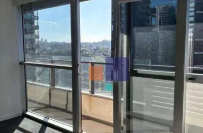 Sala comercial 48m², 1 banheiro, copa e 1 vaga - aluga-se na chácara santo antônio