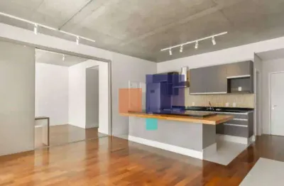 Apartamento a venda com 90m², 1 quarto, 2 banheiros sendo 1 suite e 2 vagas - itaim bibi