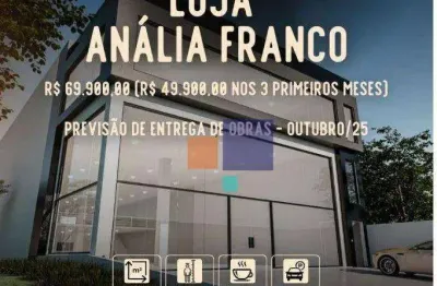 Loja / prédio para locação  com 1.287 m2, e 03 pavimentos  10 vagas - no anália franco / sp.