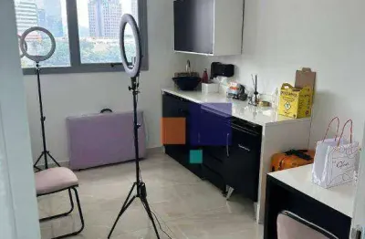 Sala equipada 40m² com 1 banheiro e 1 vaga - akuga-se na chácara santo antonio