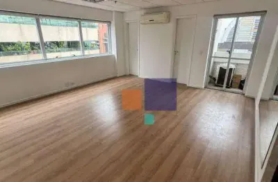 Conjunto comercial 74m² com 2 banheiros e 2 vagas - aluga-se na vila olímpia
