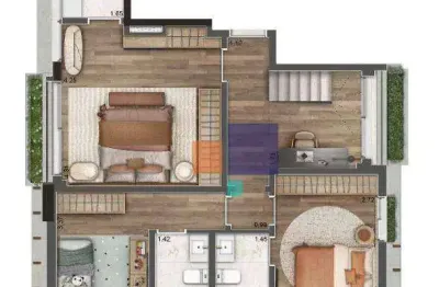 Cobertura duplex 183m² com 3 suítes e 3 vagas - vende-se no jardim europa / itaim
