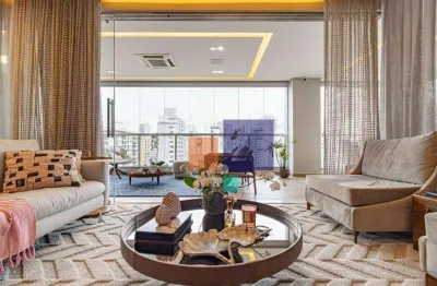 Apartamento alto padrão 197m² com 4 dormitórios (3 suítes) e 3 vagas - vende-se no paraíso