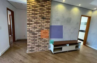 Apartamento com 2 dormitórios para alugar, 78 m² por r$ 4.460,00/mês - campestre - santo andré/sp