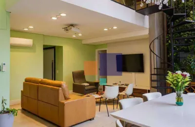 Apartamento mobiliado 176m² com 5 dormitórios (2 suítes) e 2 vagas - aluga-se na vila pompéia