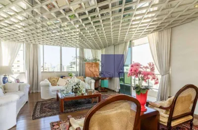 Cobertura com 4 dormitórios à venda, 470 m² por r$ 4.500.000,00 - higienópolis - são paulo/sp