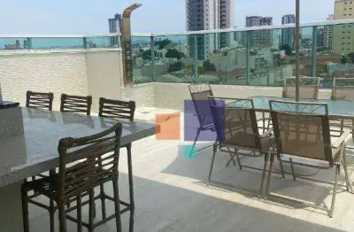 Cobertura com 3 dormitórios à venda, 166 m² por r$ 1.090.000,00 - parque das nações - santo andré/sp