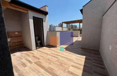 Cobertura com 2 dormitórios à venda, 96 m² por r$ 499.000,00 - vila floresta - santo andré/sp