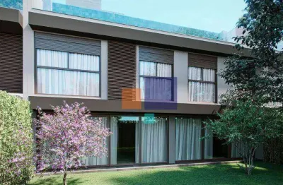 Casa Nova em Condomínio de Alto Padrão 413m² com 4 suítes e 4 vagas - Vende-se no Brooklin