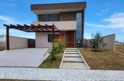 Casa alto padrão - fino acabamento - conceito moderno - em condomínio com total infraestrutura de lazer e segurança
