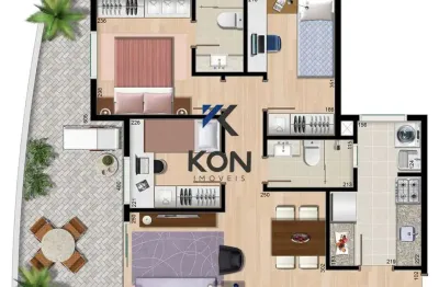 Apartamento a venda no cic-apartment for sale in cic curitiba pr brasil.