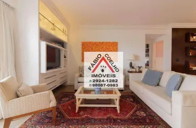 Apartamento com 3 dormitórios à venda, 170 m² - moema - são paulo/sp