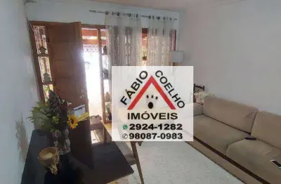 Sobrado com 2 dormitórios e quintal à venda, 71 m² por r$ 450.000 - jardim sabará - são paulo/sp