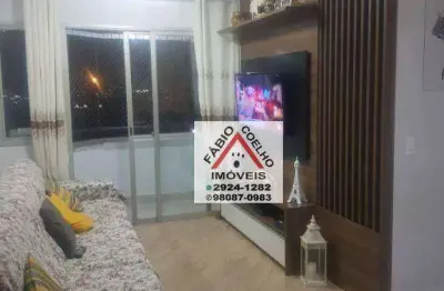 Apartamento com 3 dormitórios à venda, 68 m² - vila do castelo - são paulo/sp