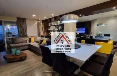 Apartamento deslumbrante  com 3 dormitórios à venda, 103 m² - saúde - são paulo/sp