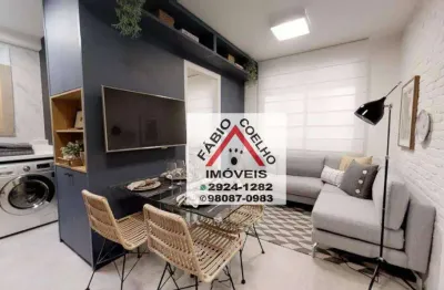 Apartamento com 2 dormitórios à venda, 33 m² - jardim prudência - são paulo/sp
