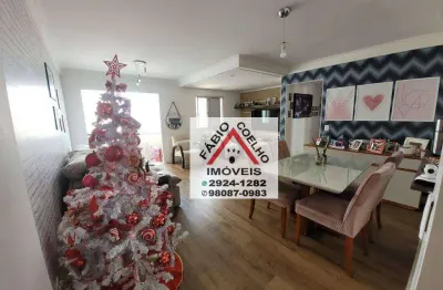 Apartamento com 3 dormitórios  2 vagas, deposito à venda, 75 m² por r$ 555.000 - jardim consórcio - são paulo/sp