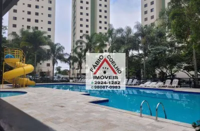 Apartamento com 3 dormitórios à venda, 65 m² por r$ 530.000,00 - guarapiranga - são paulo/sp