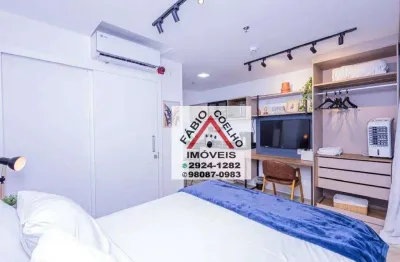Kitnet com 1 dormitório à venda, 21 m² por r$ 480.000,00 - paraíso - são paulo/sp