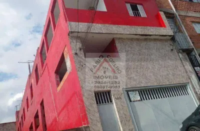 Sobrado com 10 casas alugadas à venda, 540 m² por r$ 585.000 - guarapiranga - são paulo/sp