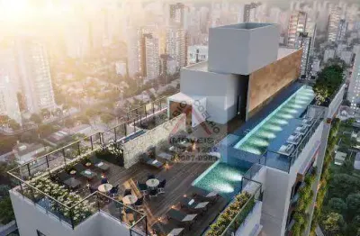 Kitnet com 1 dormitório à venda, 23 m² - brooklin - são paulo/sp