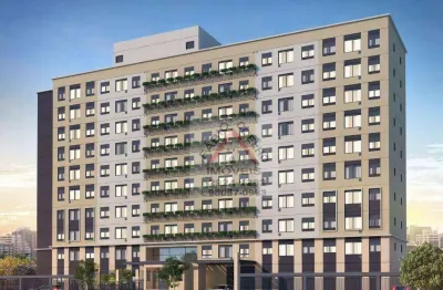 Apartamento com 2 dormitórios à venda, 34 m² - campo grande - são paulo/sp