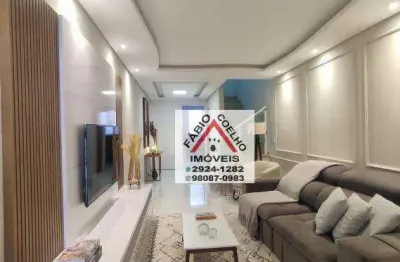 Sobrado com 3 dormitórios à venda, 118 m² por r$ 850.000,00 - campo grande - são paulo/sp