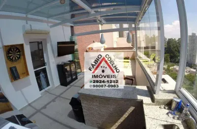 Lindo apartamento duplex com 1 dormitório à venda, 101 m² por r$ 700.000 - morumbi - são paulo/sp