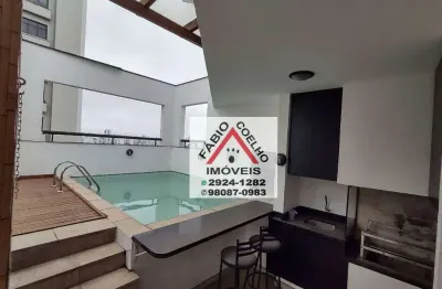 Cobertura com 3 dormitórios à venda, 210 m² por r$ 2.360.000 - moema - são paulo/sp